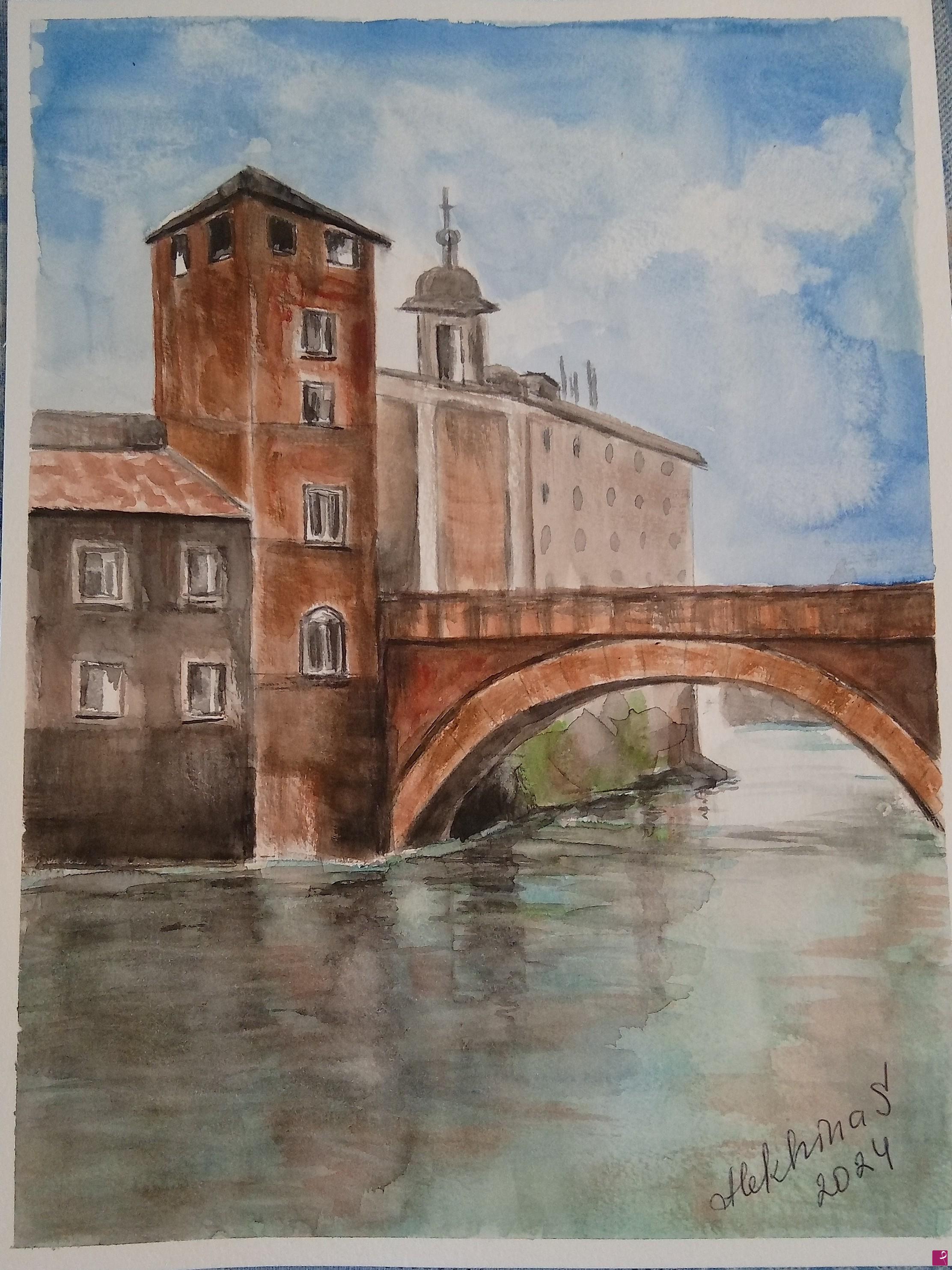 quadri in vendita online - Roma medievale.