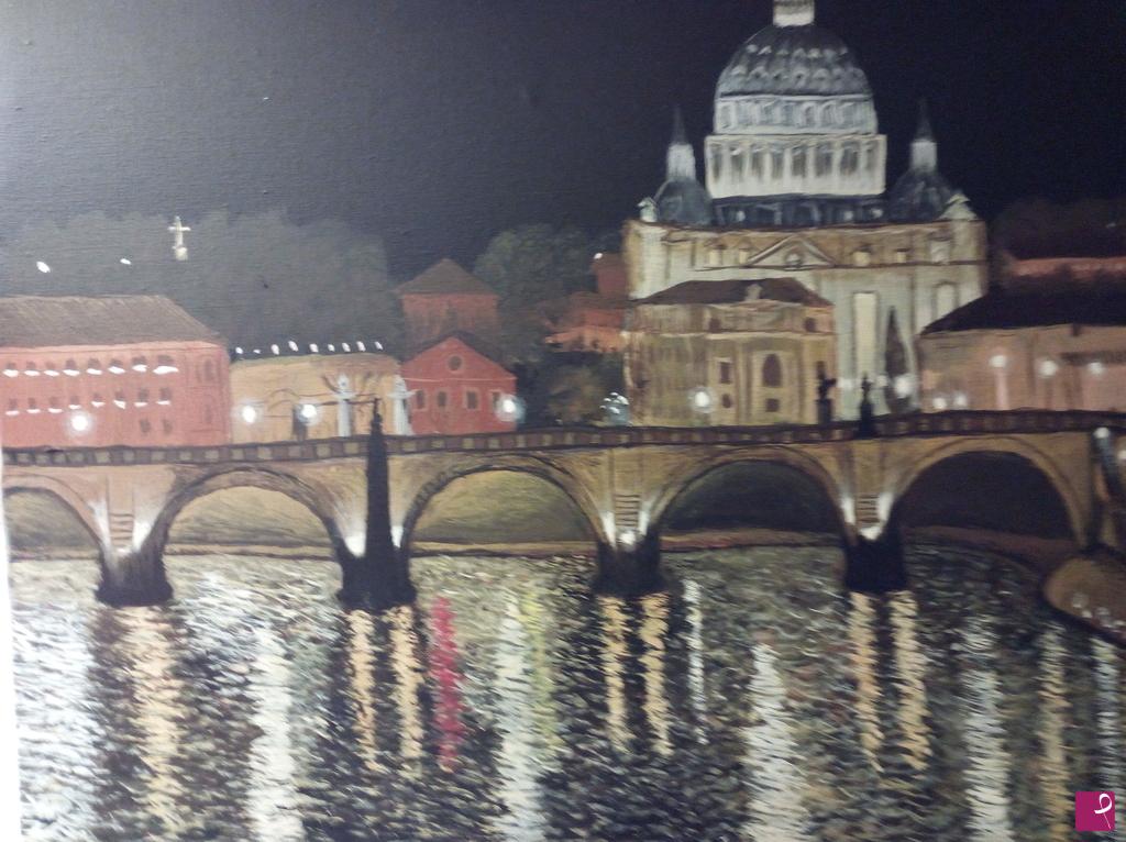 quadri in vendita online - ROMA NOTTURNA
