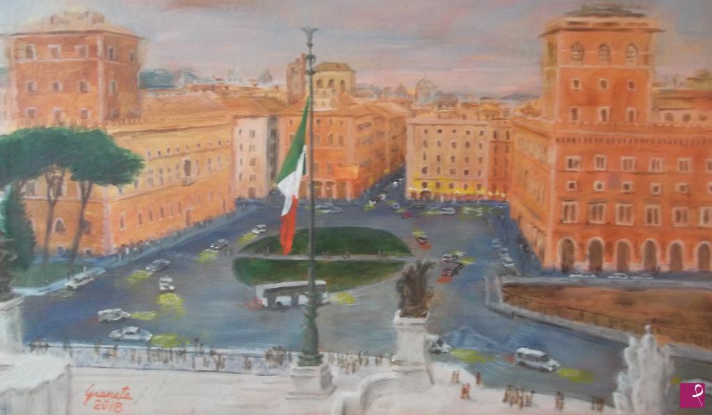 quadri in vendita online - Roma Piazza Venezia