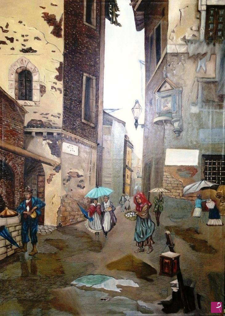 quadri in vendita online - Roma sparita 