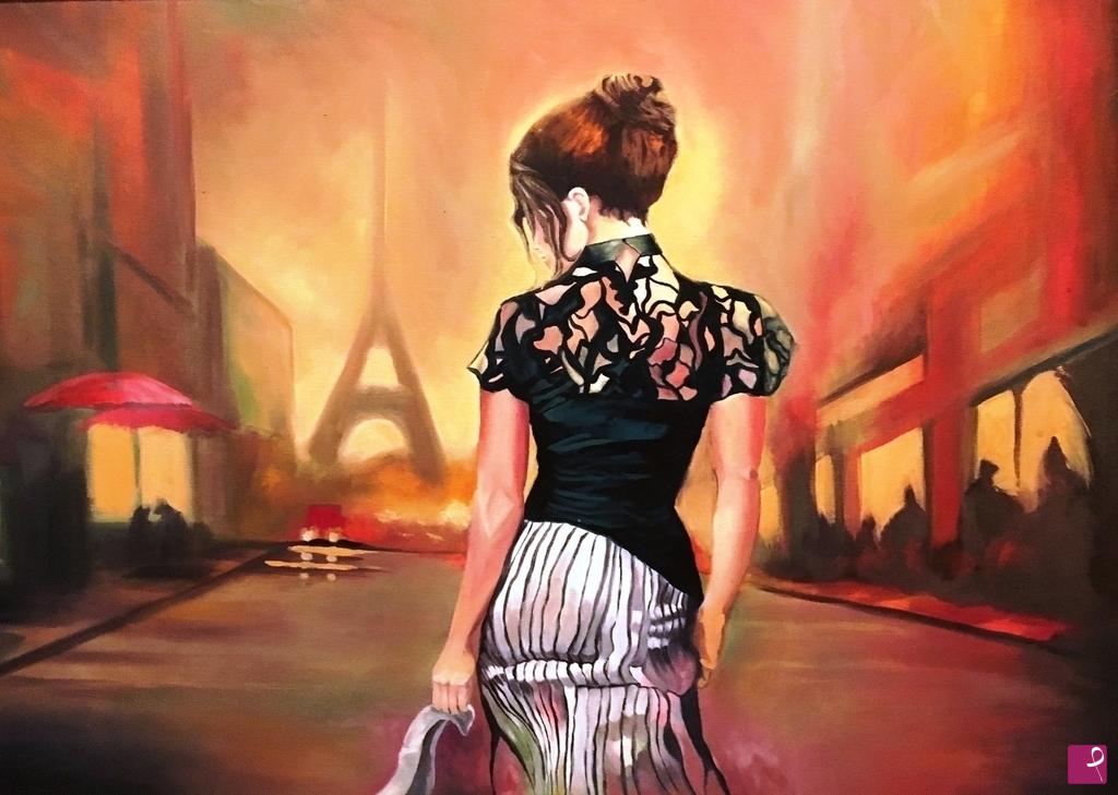 quadri in vendita online - Romantica Parigi