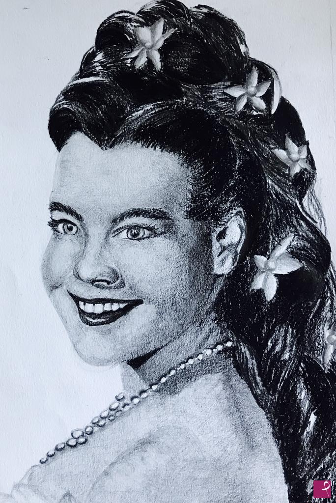 quadri in vendita online - Romy Schneider (Sissi)
