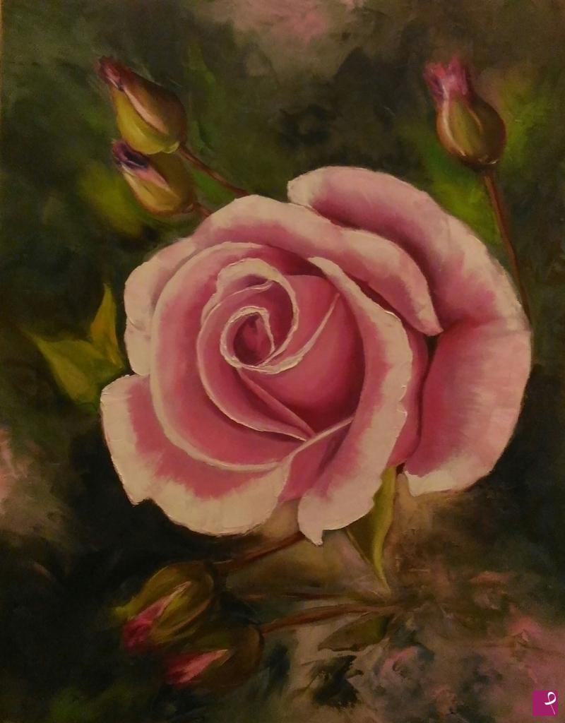 quadri in vendita online - Rosa