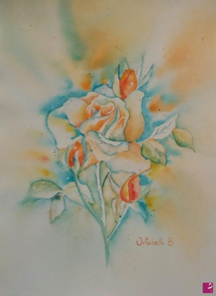 quadri in vendita online - Rosa