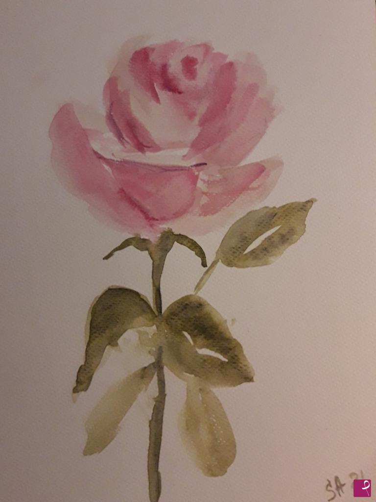 quadri in vendita online - Rosa