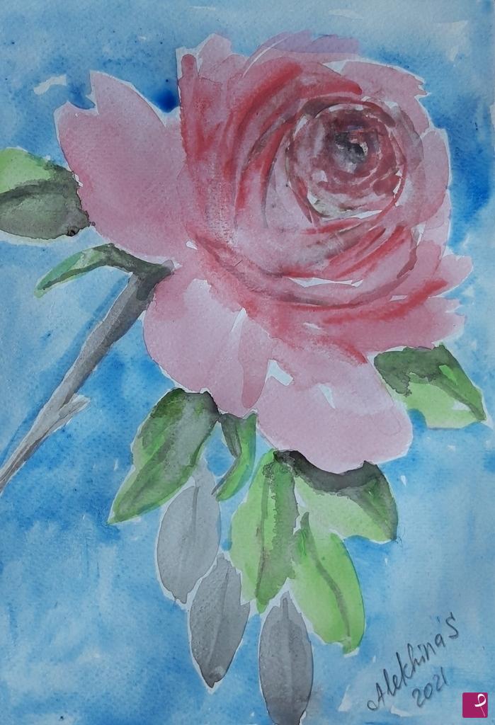 quadri in vendita online - Rosa