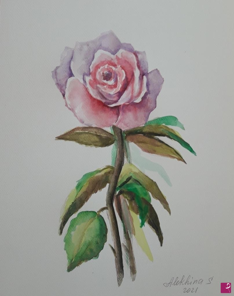 quadri in vendita online - Rosa