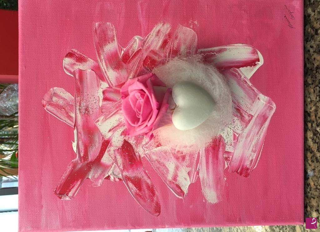 quadri in vendita online - Rosa 