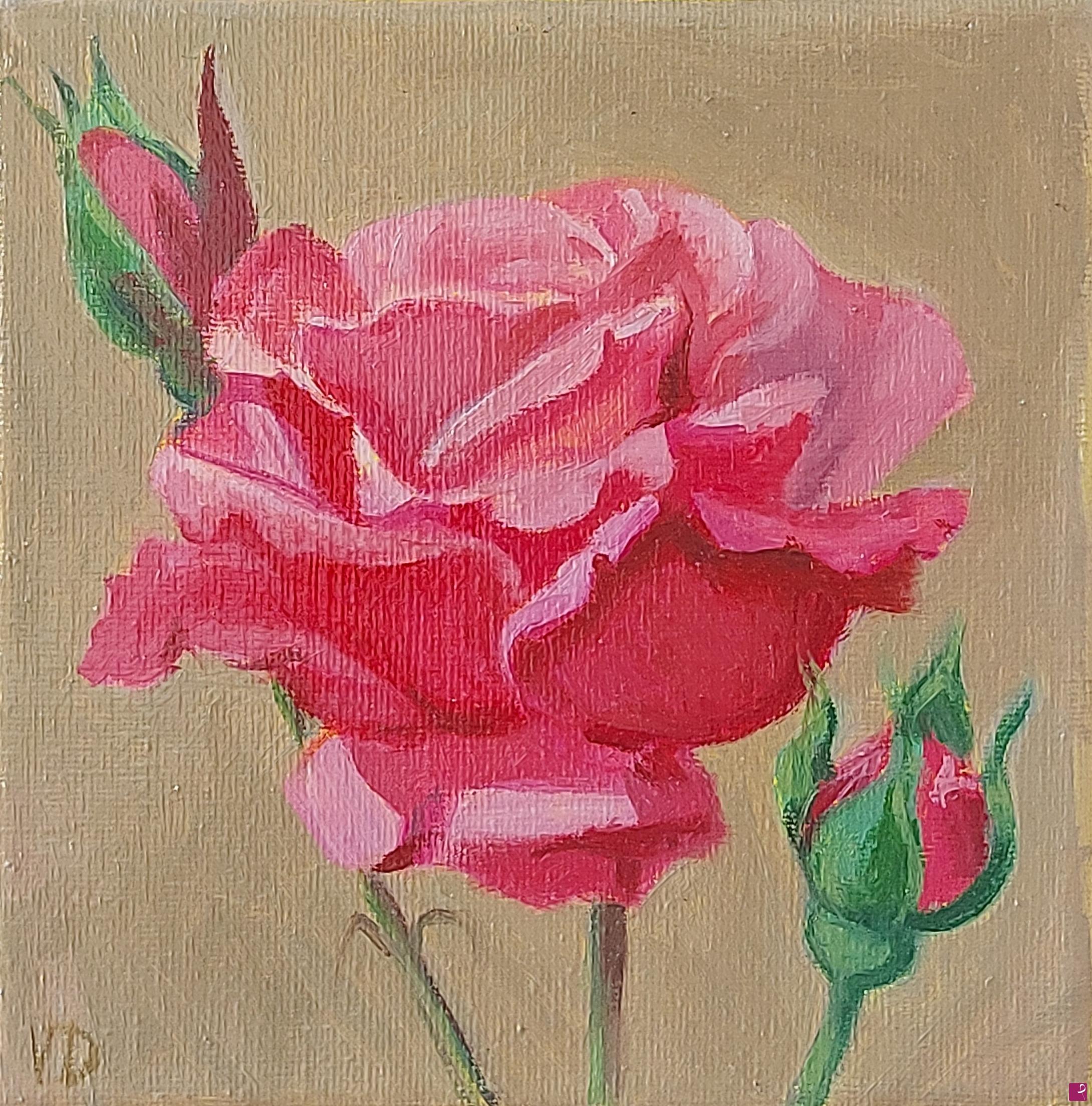 quadri in vendita online - Rosa 8