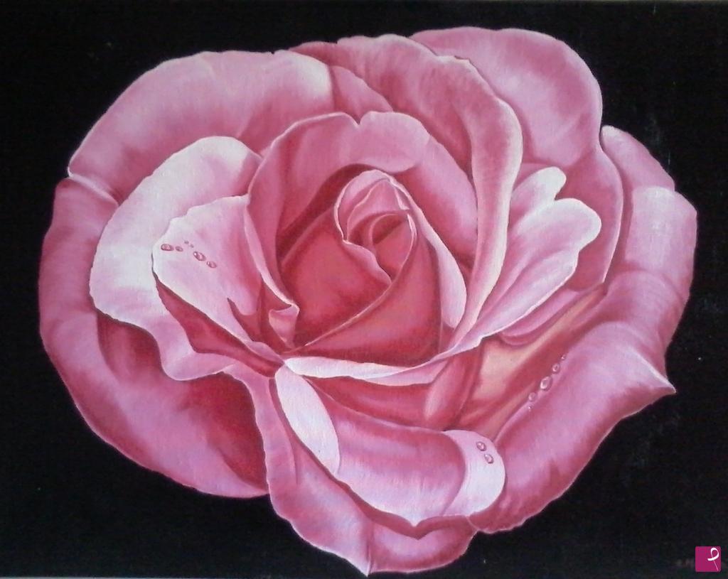 quadri in vendita online -  Rosa