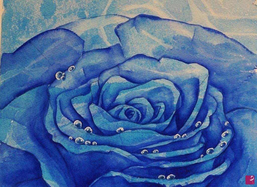 quadri in vendita online - rosa blu