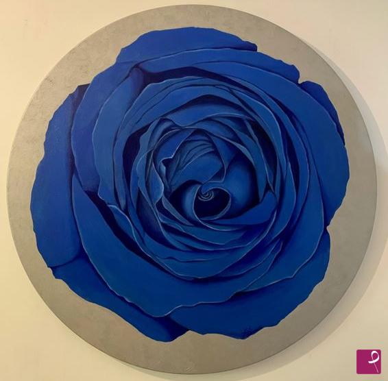 quadri in vendita online - Rosa blue