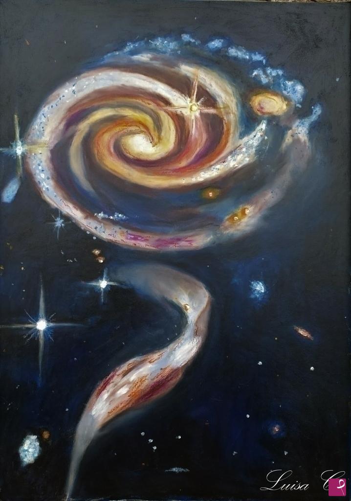 quadri in vendita online - Rosa Galattica