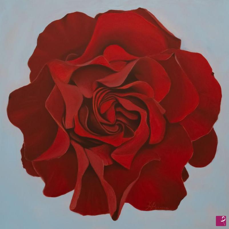 quadri in vendita online - Rosa Rossa