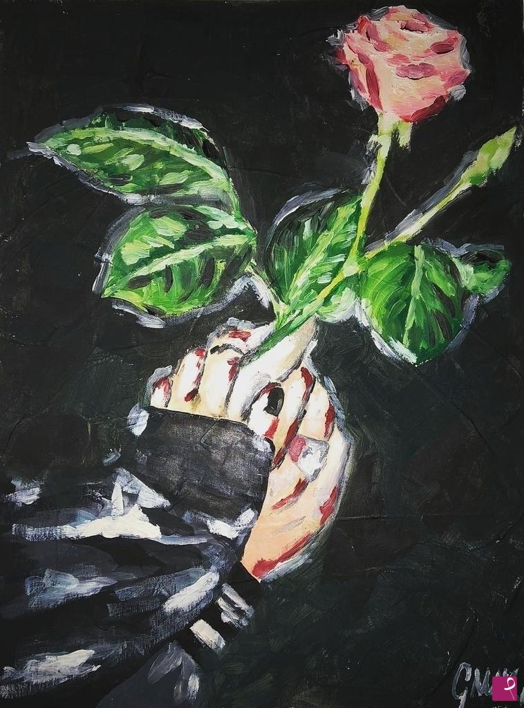 quadri in vendita online - Rose