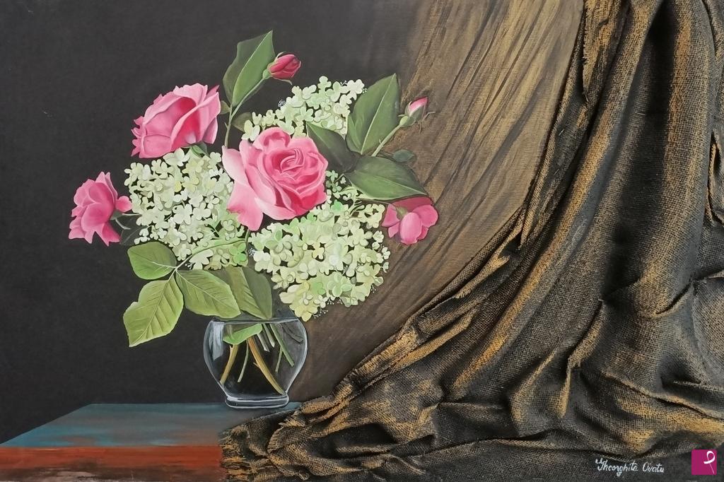 quadri in vendita online - Rose 