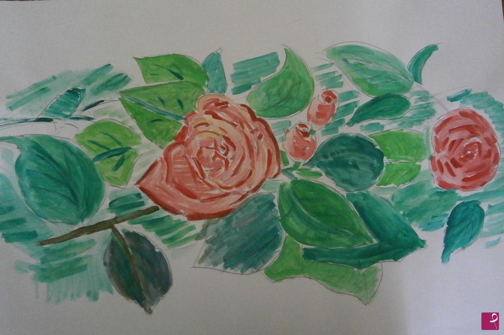 quadri in vendita online - Rose