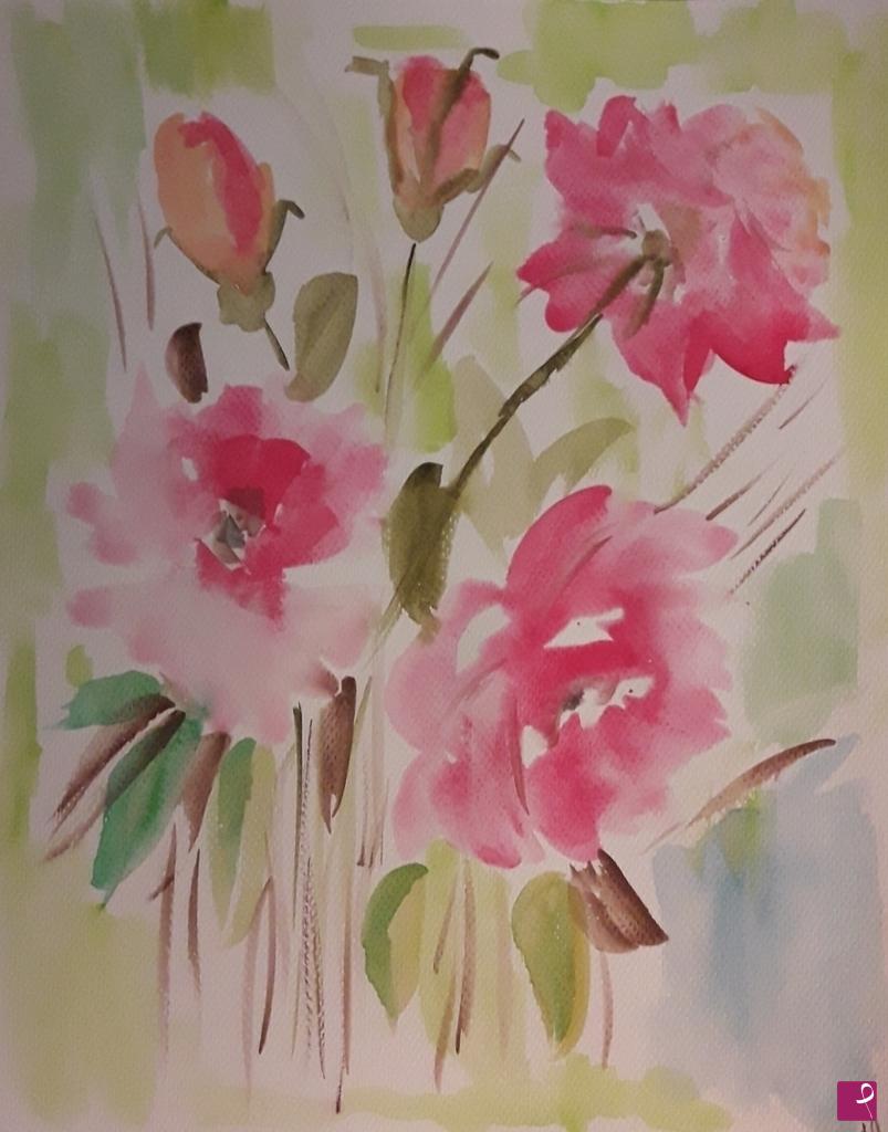 quadri in vendita online - Rose