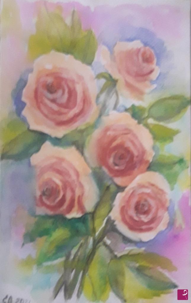 quadri in vendita online - Rose
