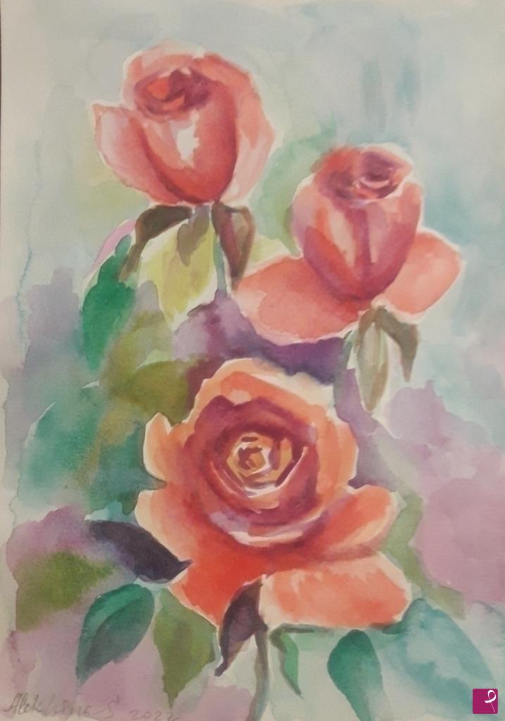 quadri in vendita online - Rose