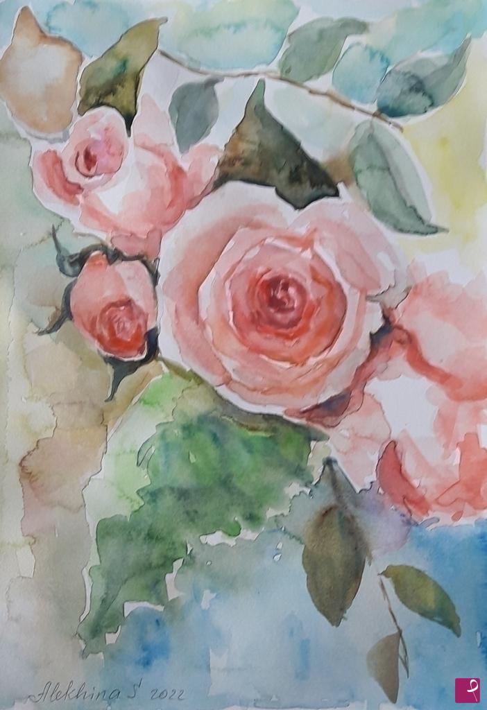 quadri in vendita online - Rose