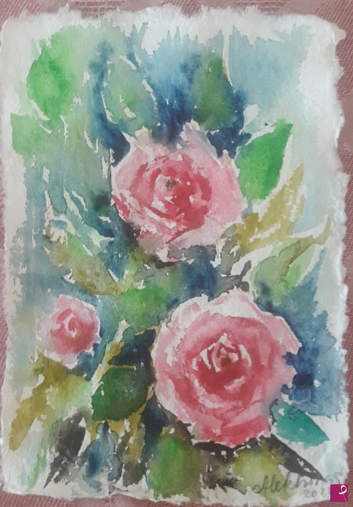 quadri in vendita online - Rose