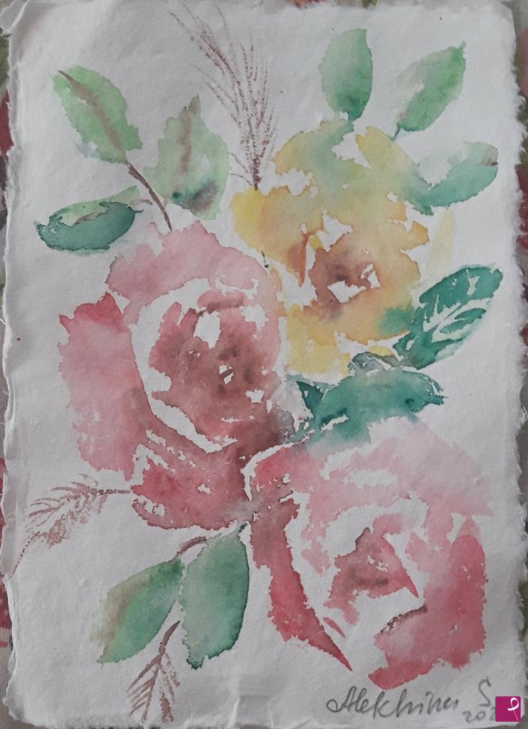 quadri in vendita online - Rose