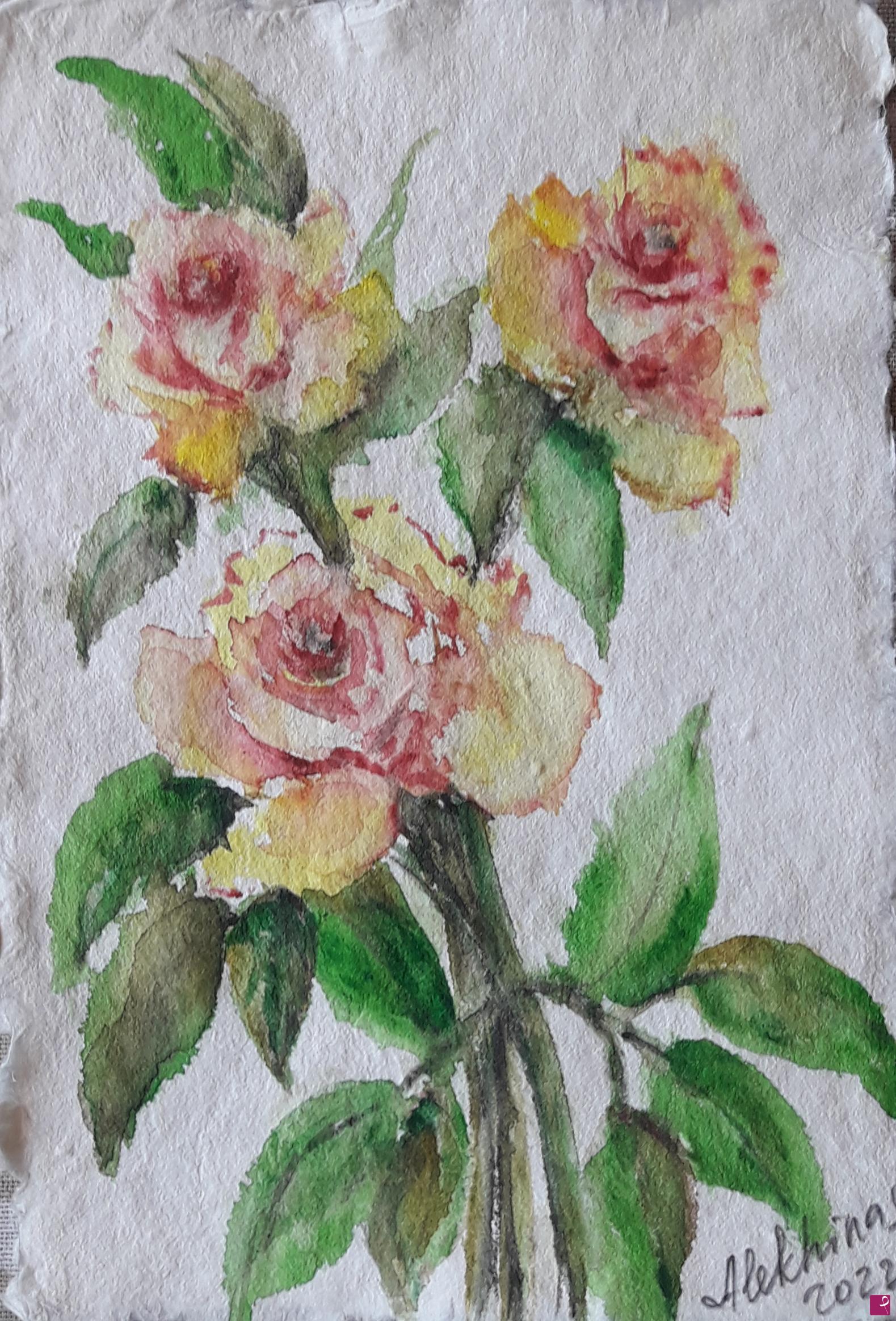 quadri in vendita online - Rose
