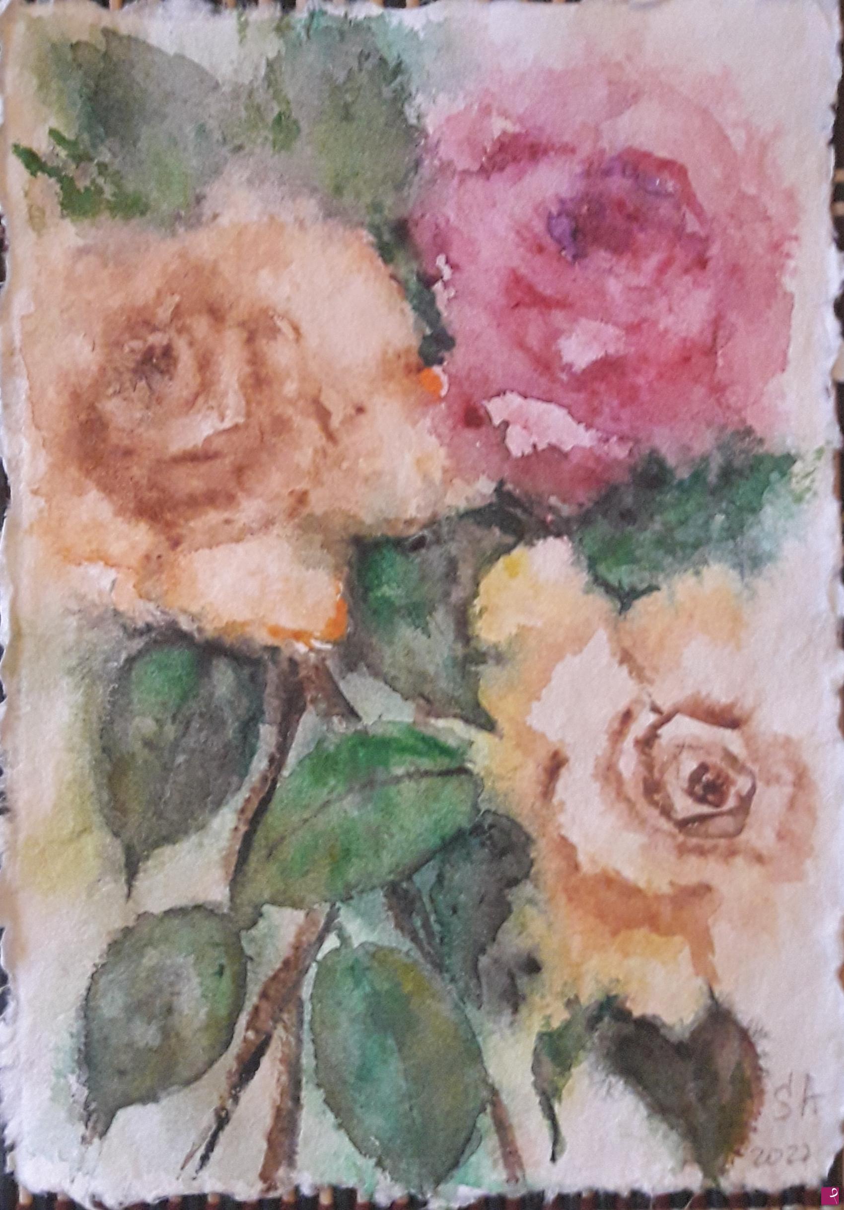 quadri in vendita online - Rose