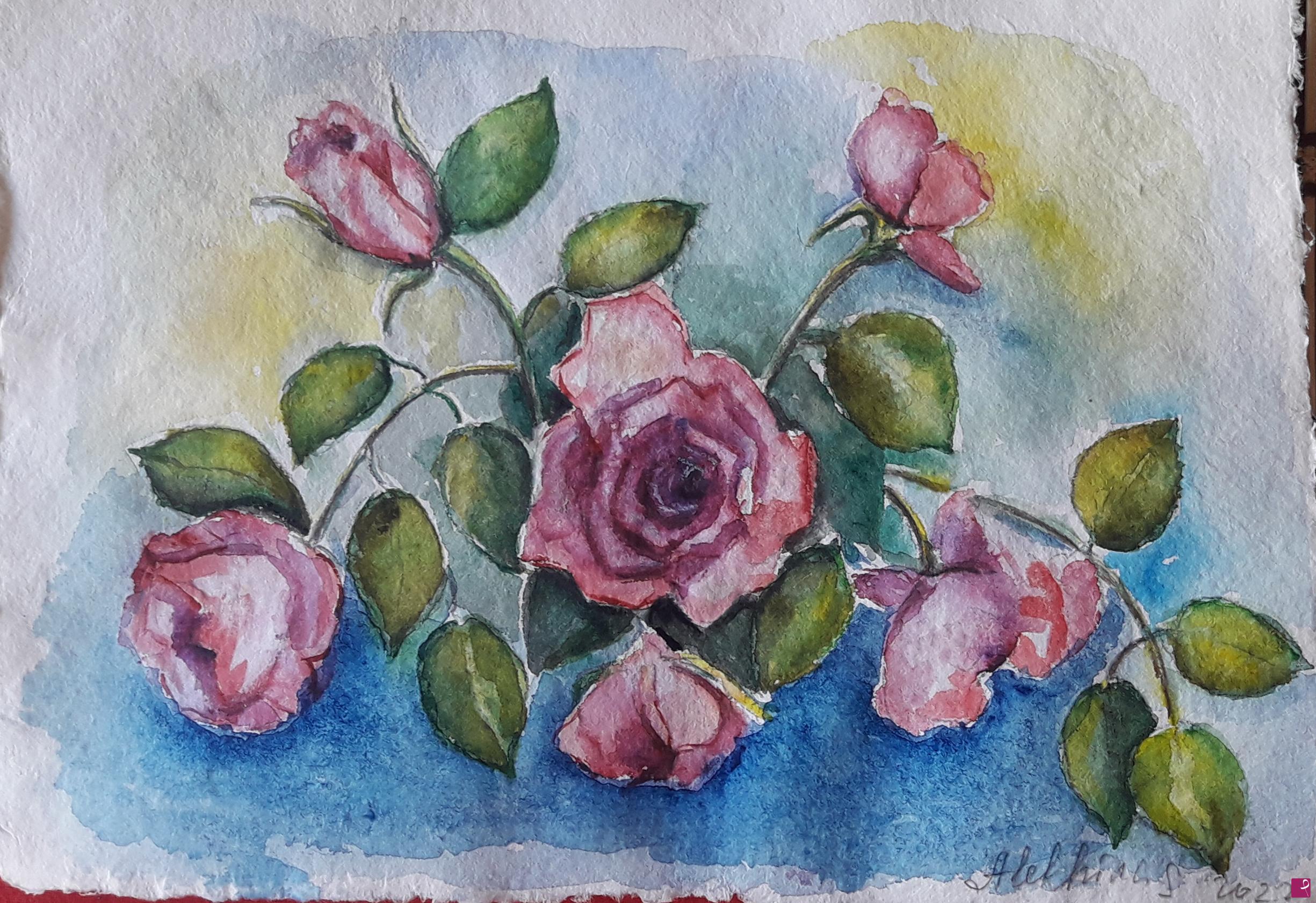 quadri in vendita online - Rose