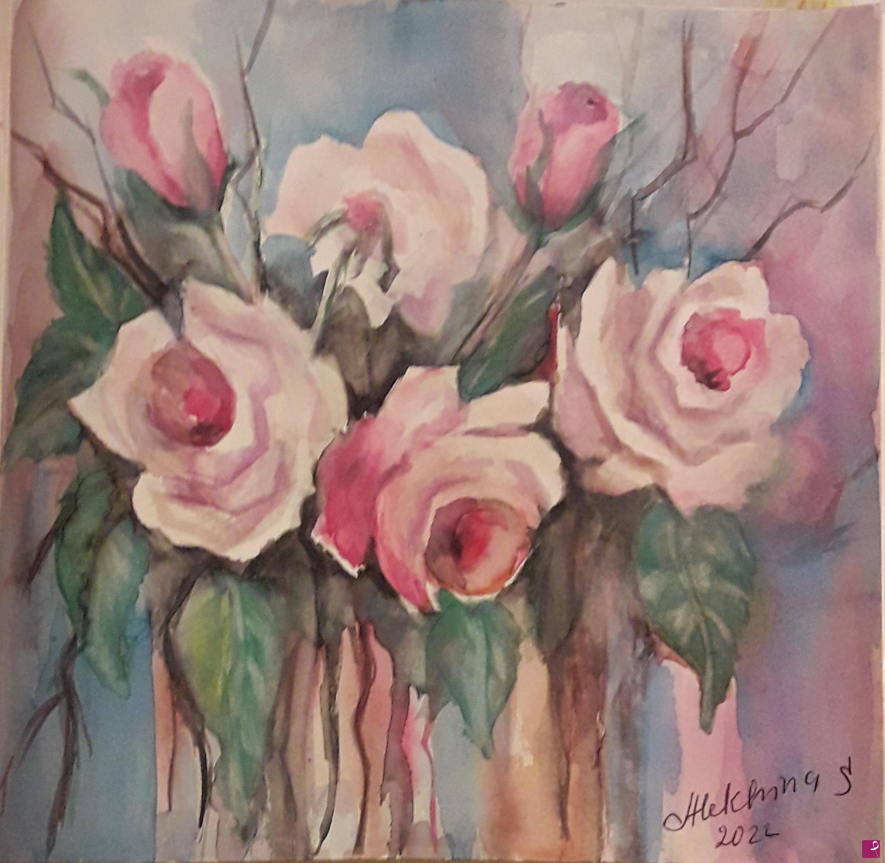 quadri in vendita online - Rose