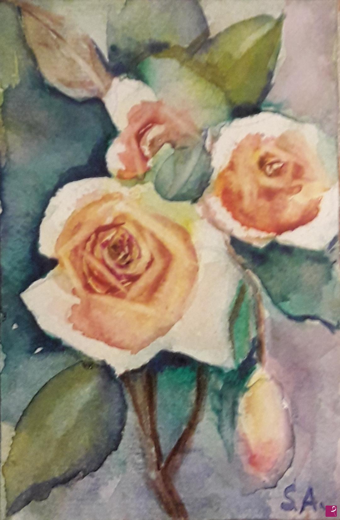 quadri in vendita online - Rose