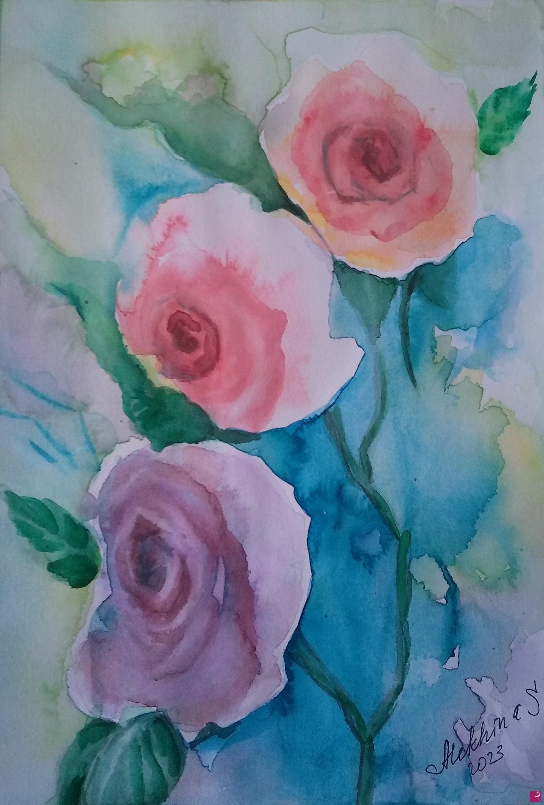 quadri in vendita online - Rose
