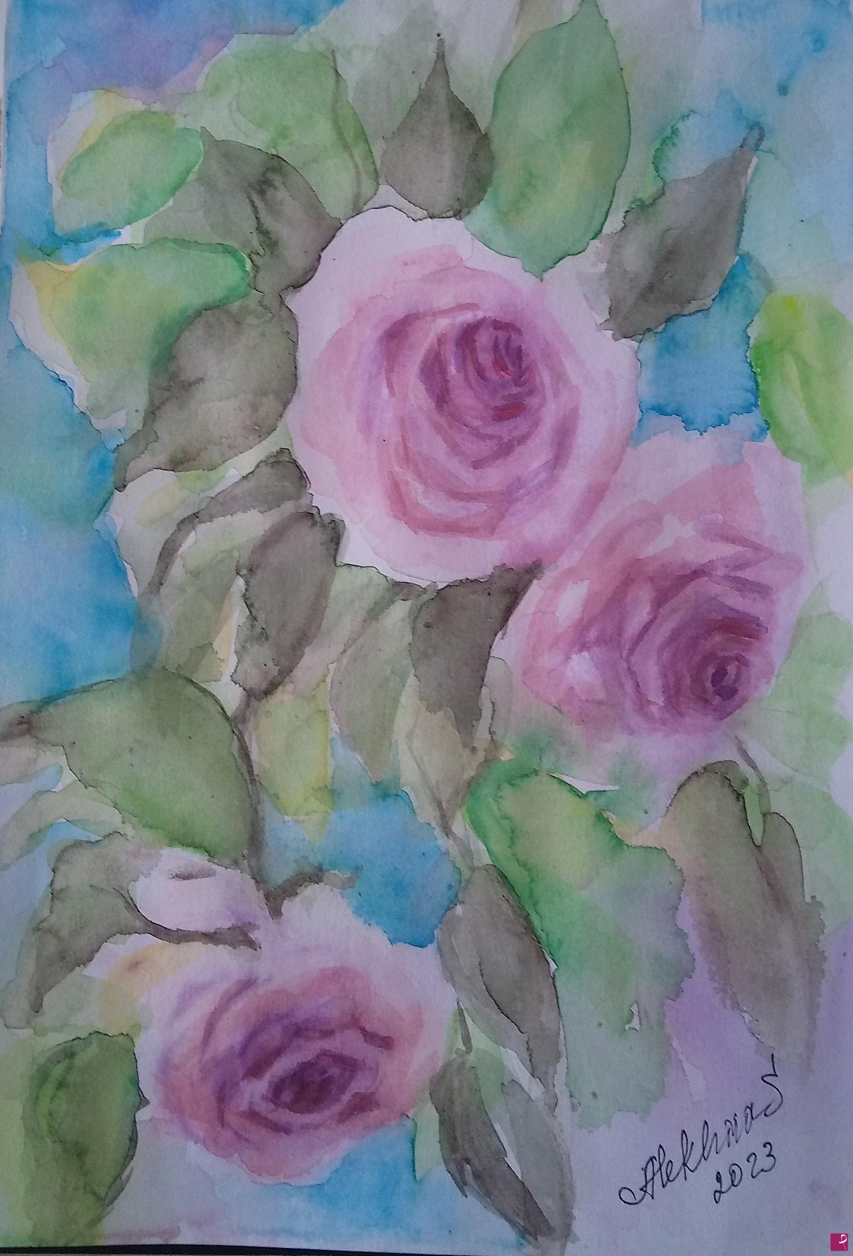 quadri in vendita online - Rose