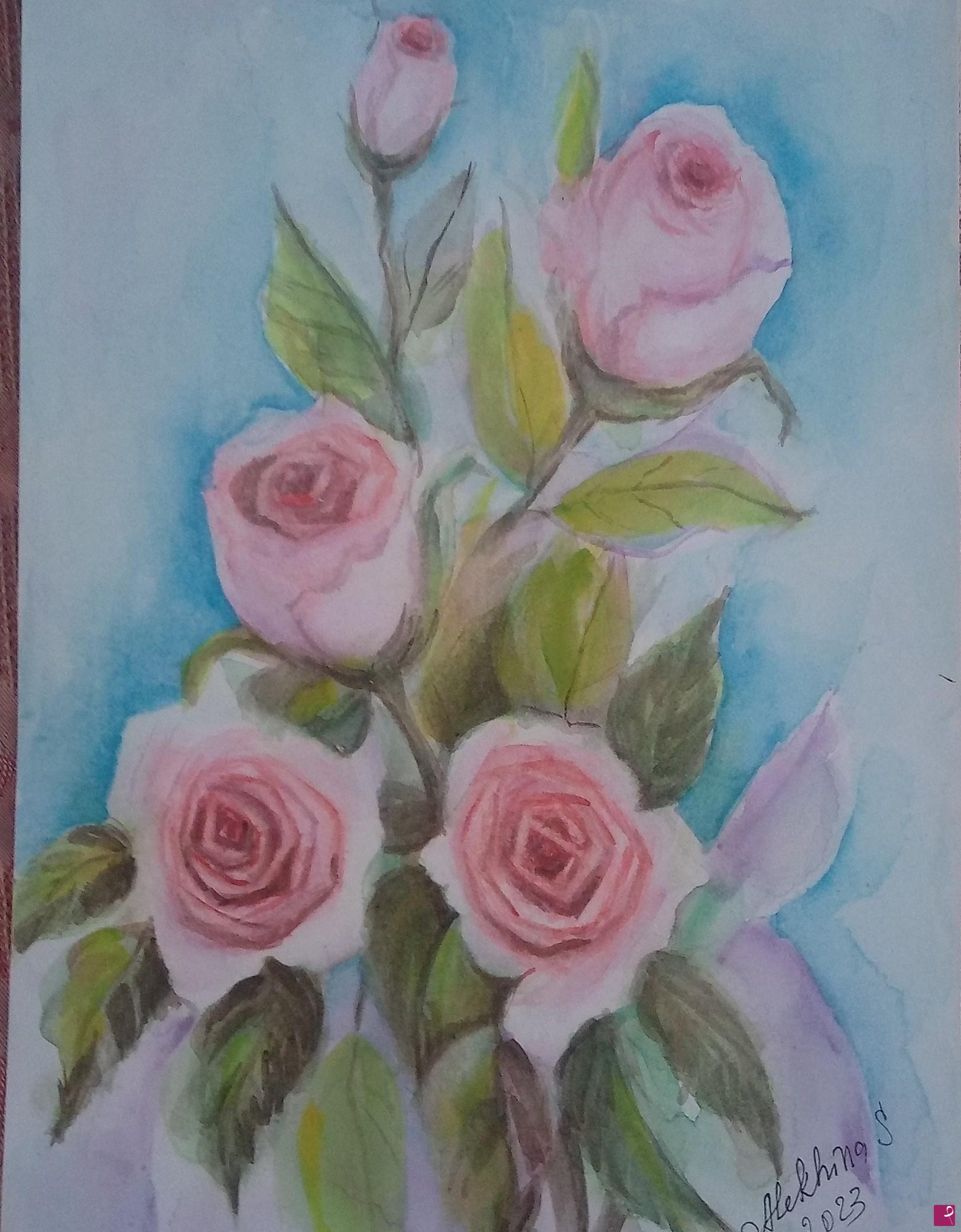 quadri in vendita online - Rose