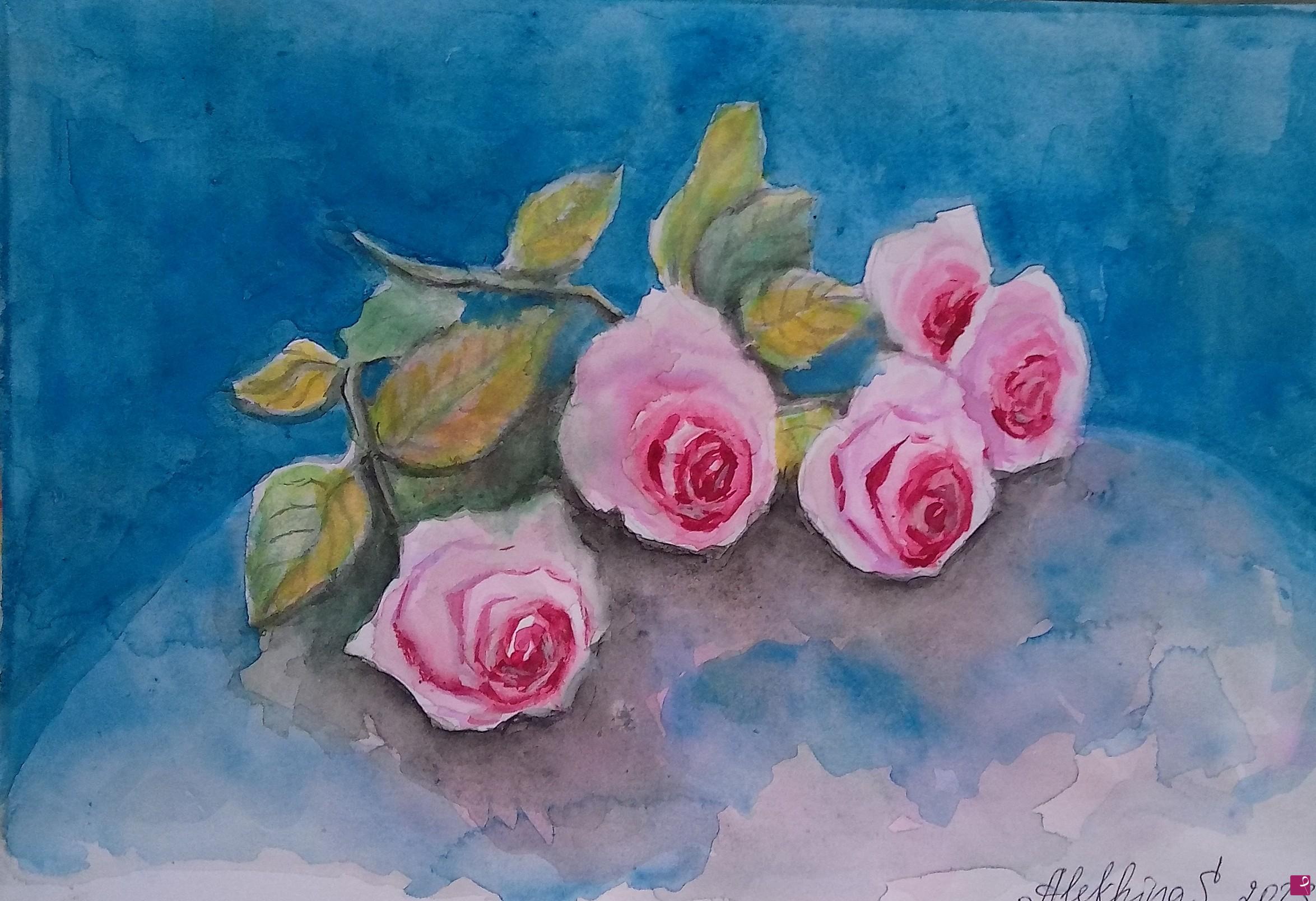 quadri in vendita online - Rose