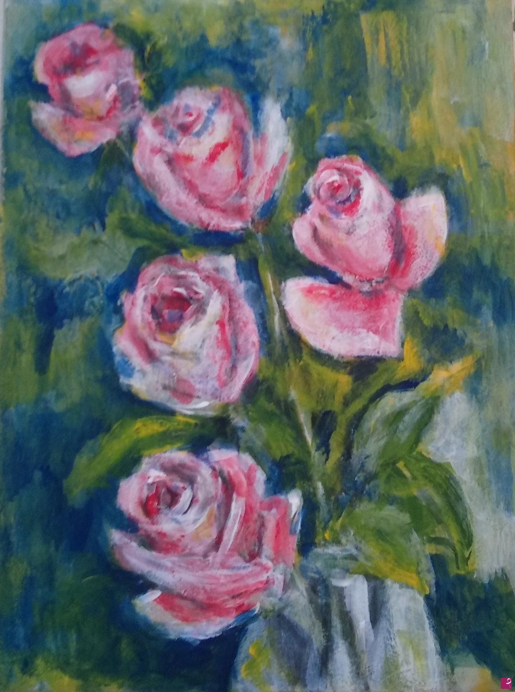 quadri in vendita online - Rose