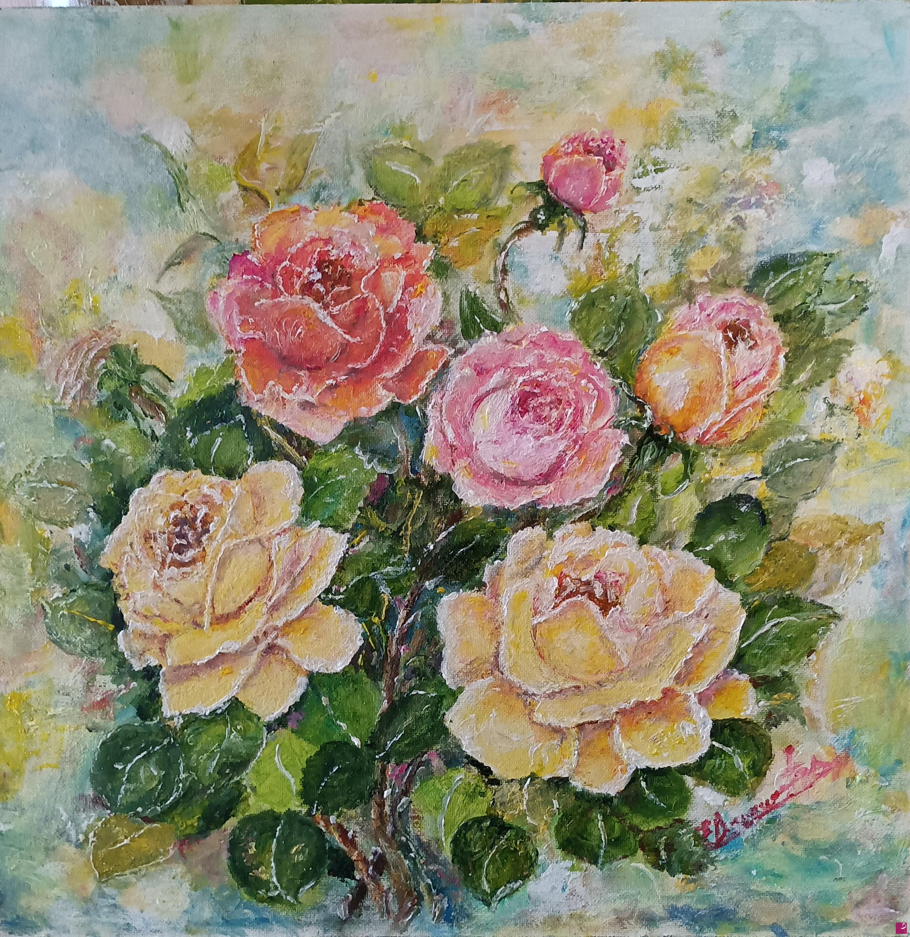 quadri in vendita online - Rose