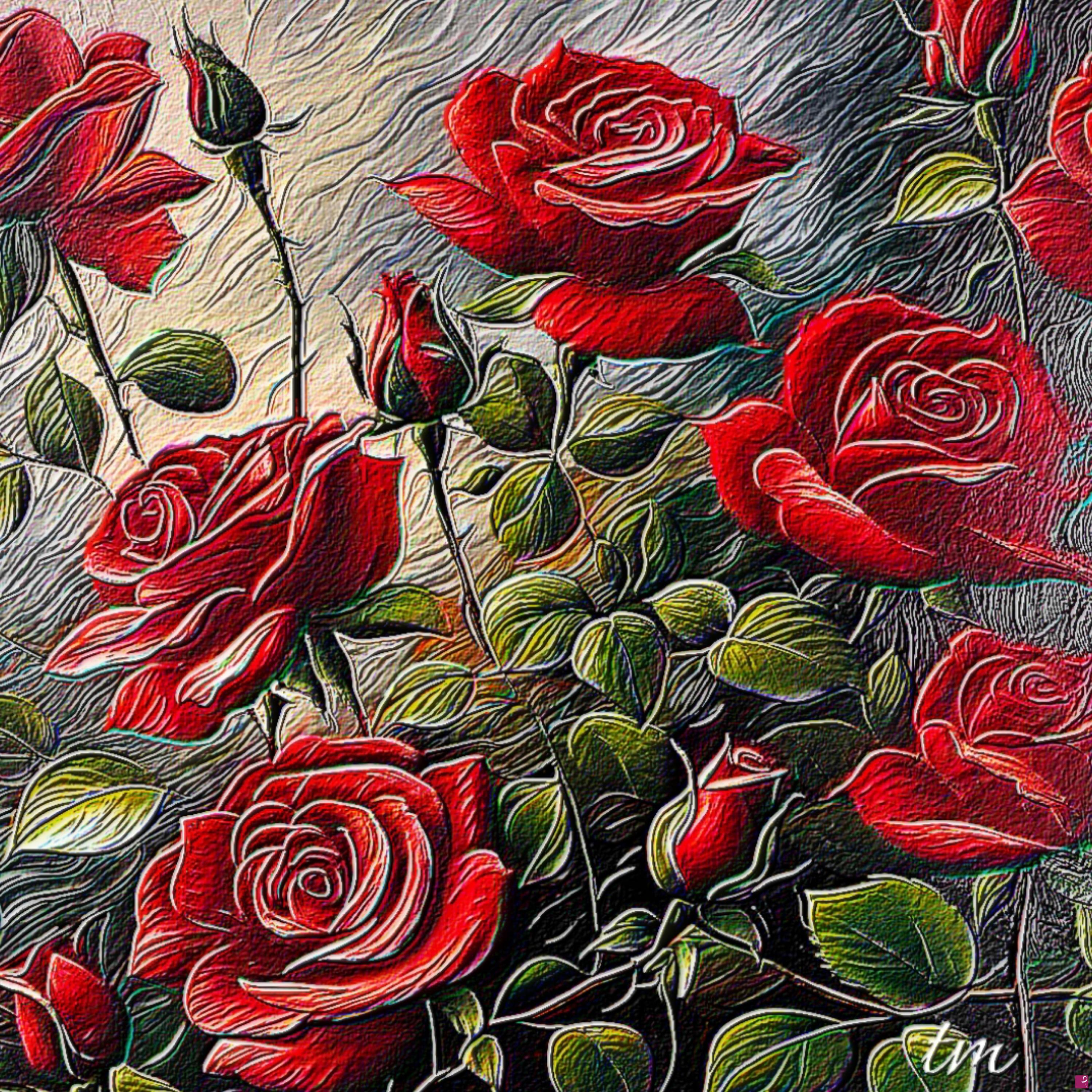quadri in vendita online - Rose 