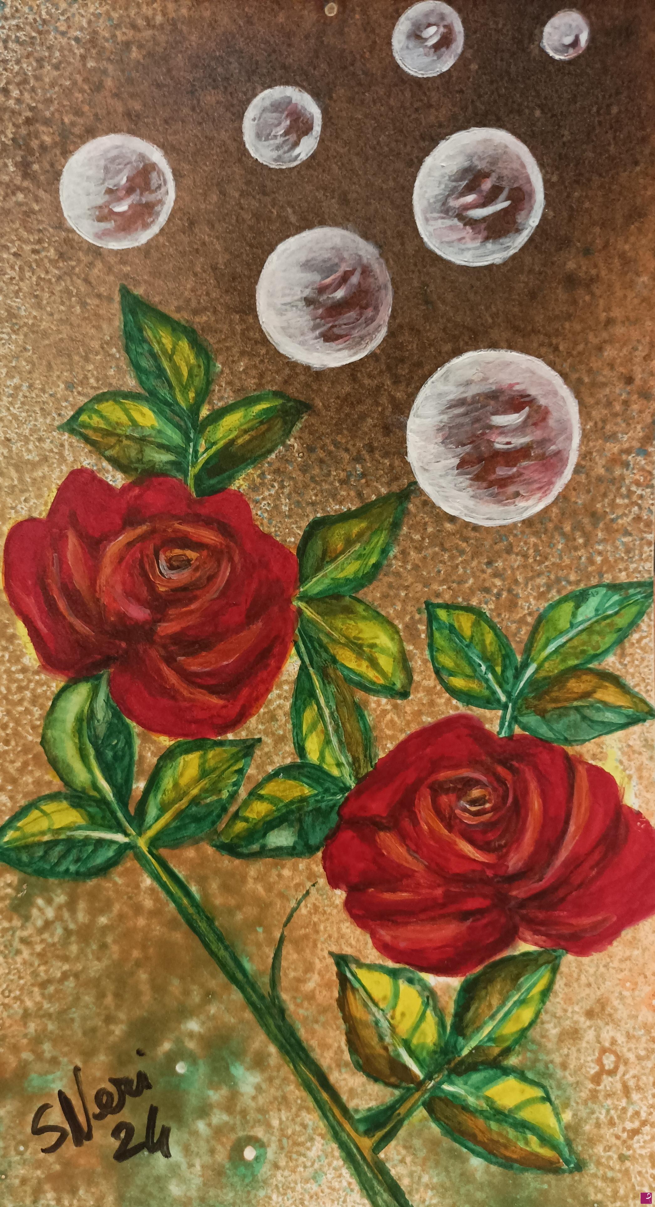 quadri in vendita online - Rose 