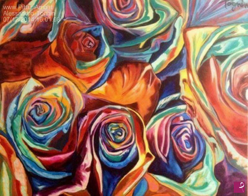 quadri in vendita online - Rose