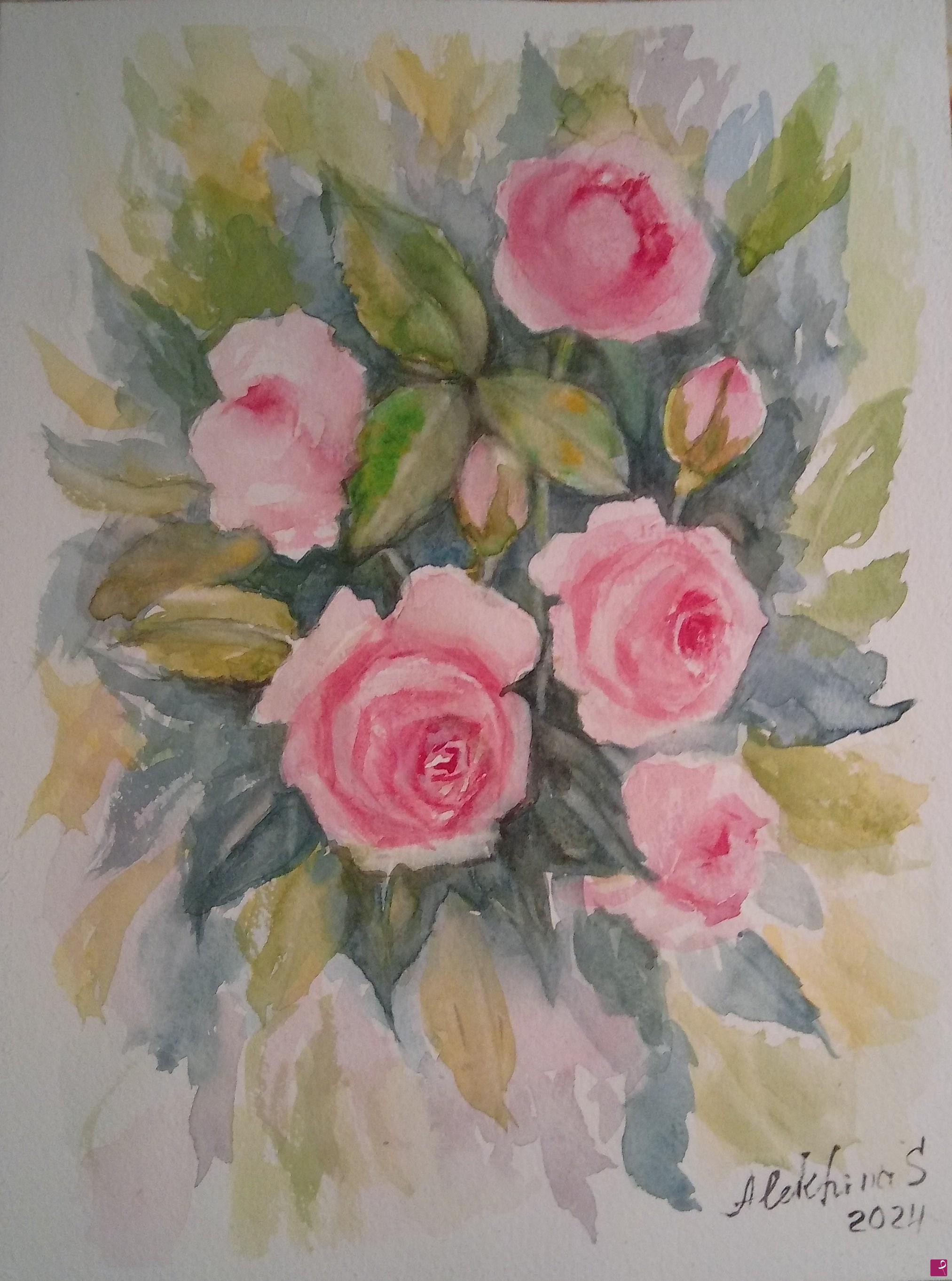 quadri in vendita online - Rose