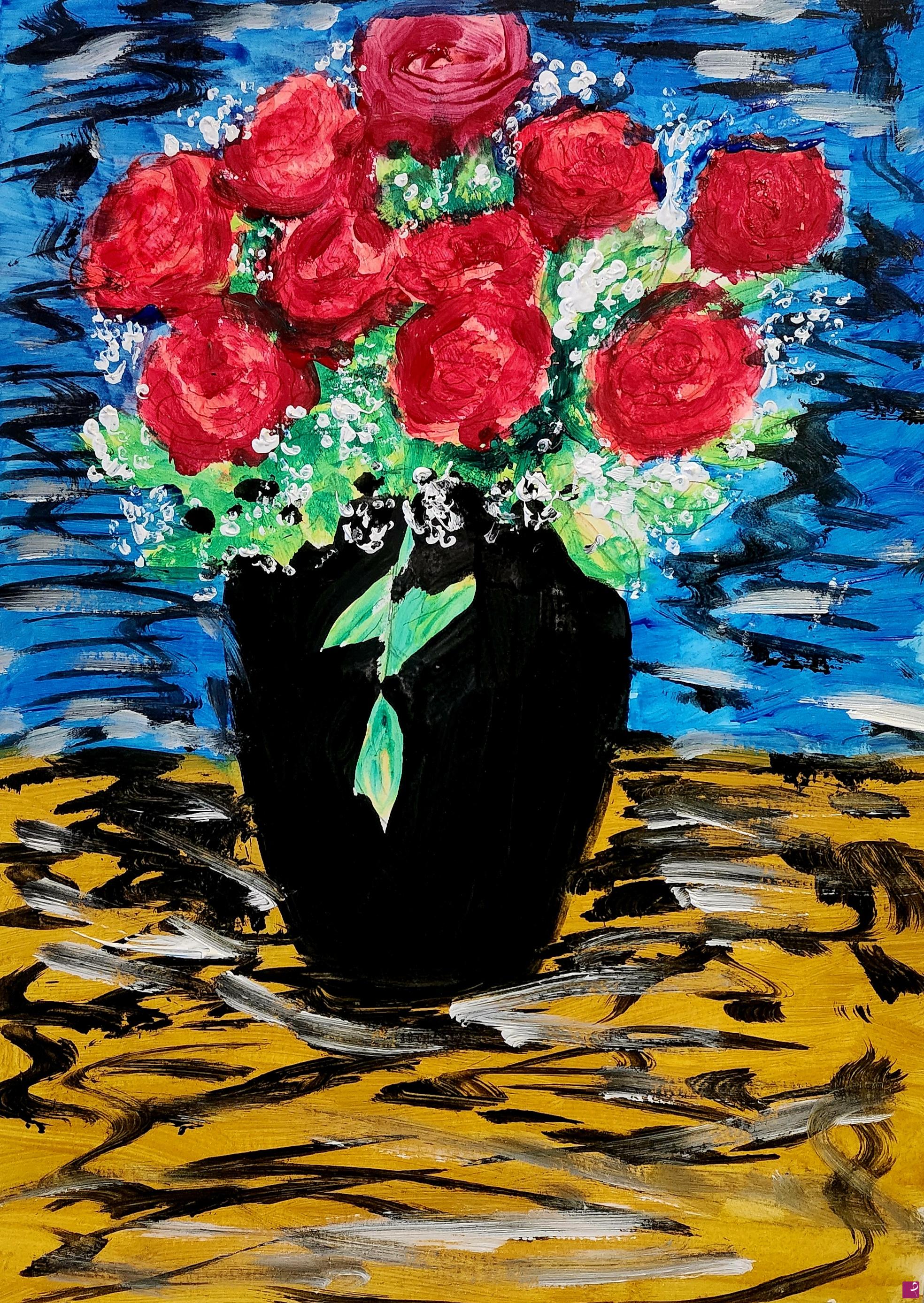quadri in vendita online - Rose