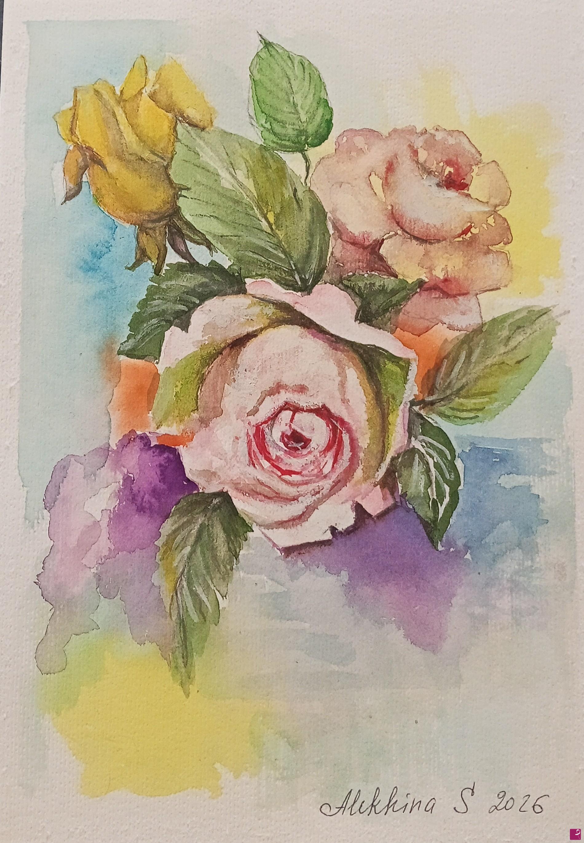 quadri in vendita online - Rose