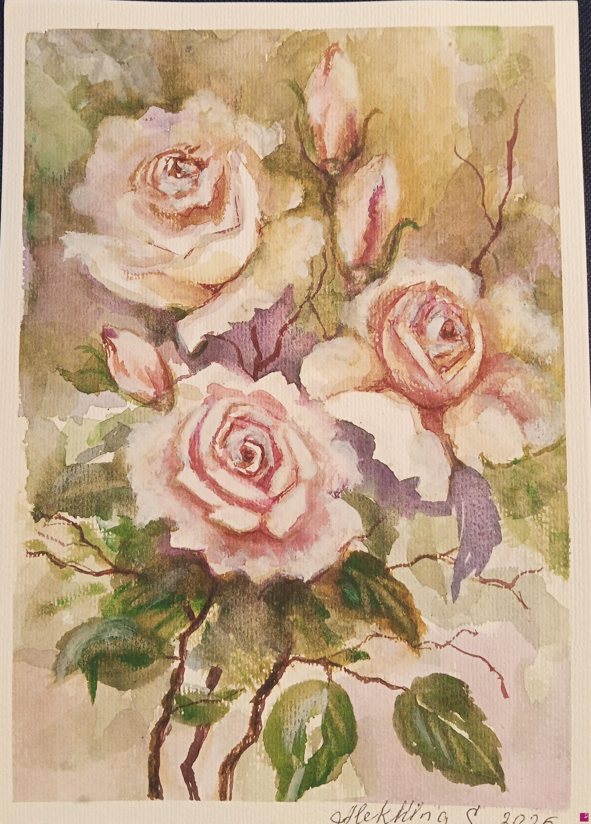 quadri in vendita online - Rose