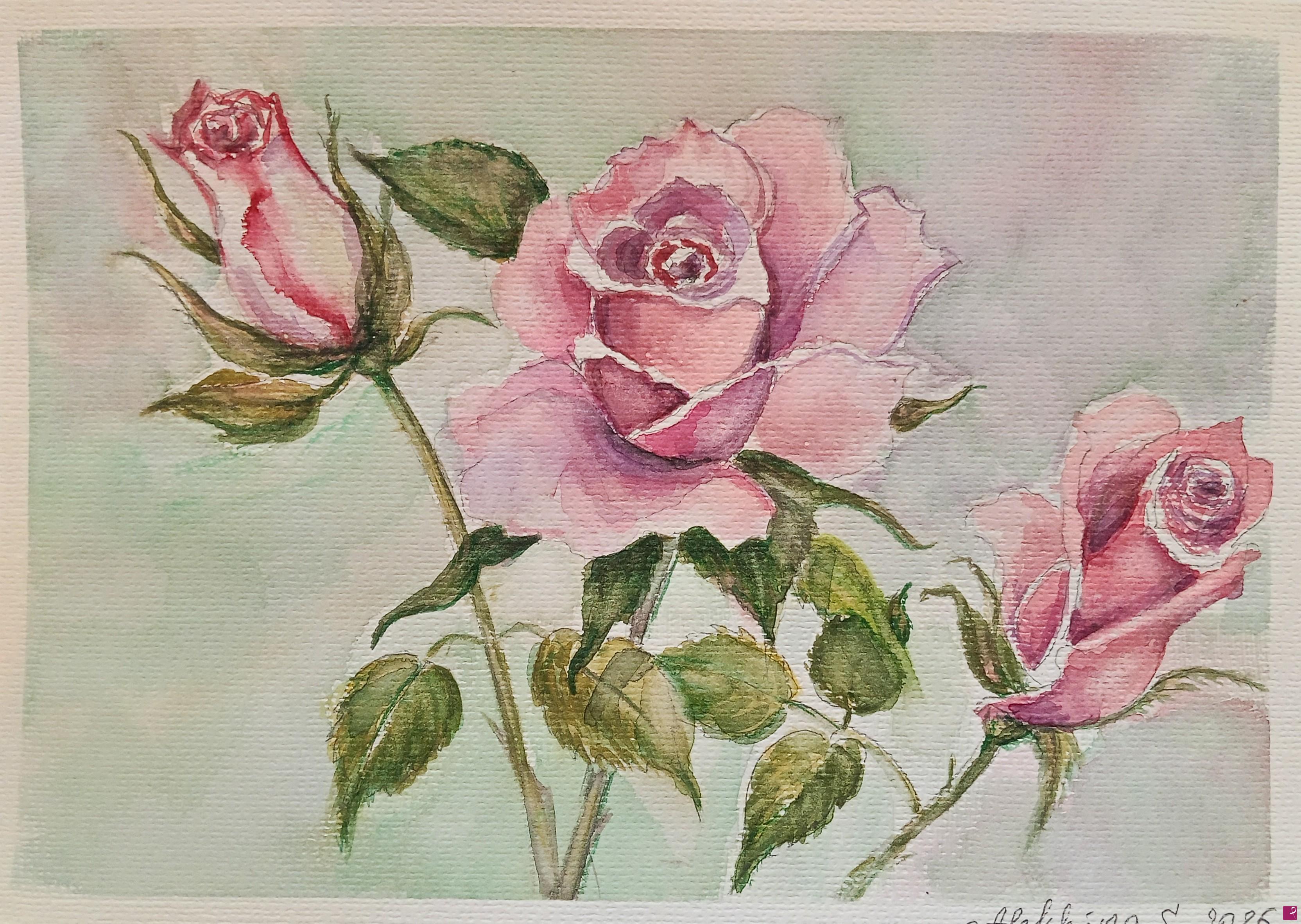 quadri in vendita online - Rose