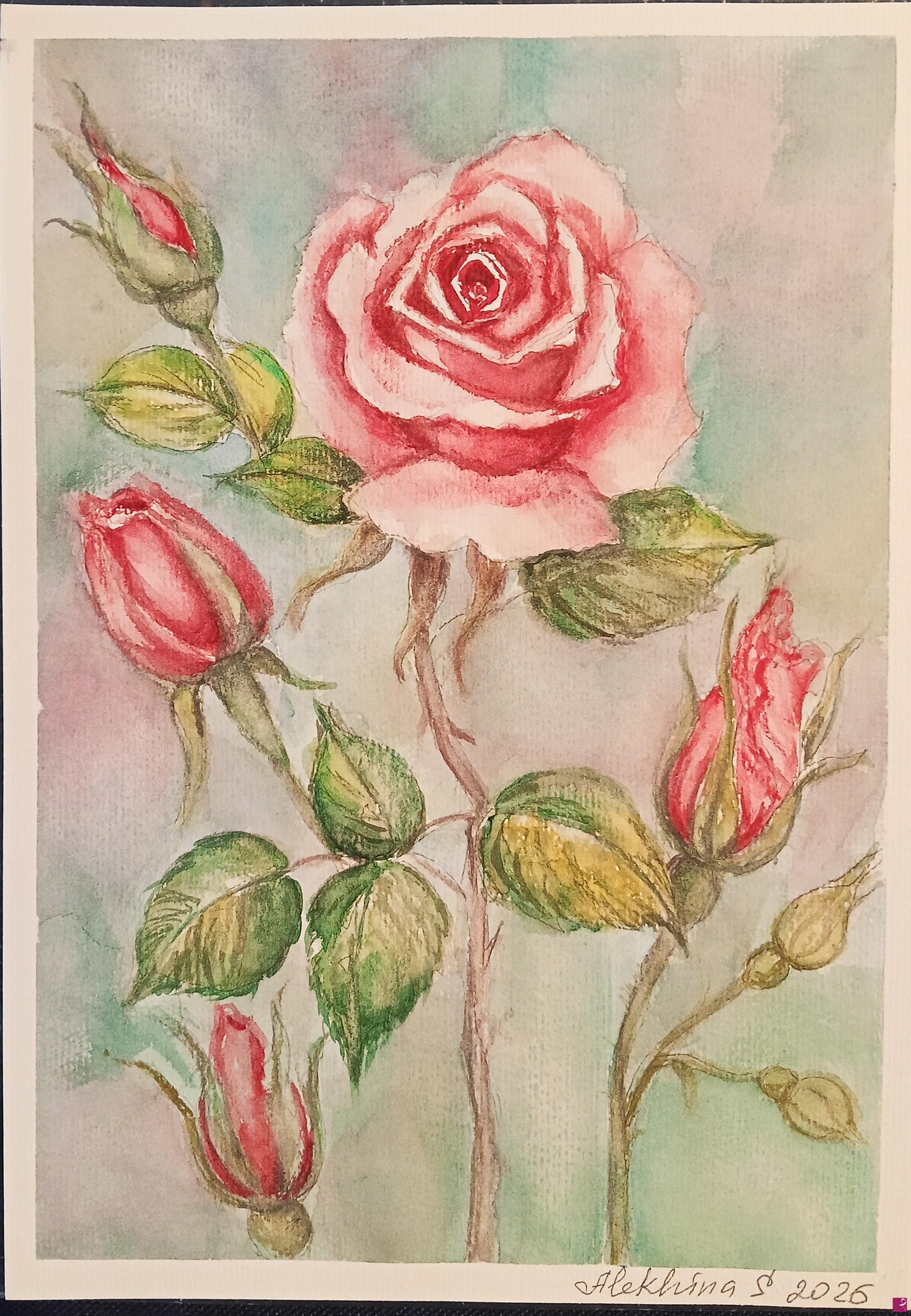 quadri in vendita online - Rose