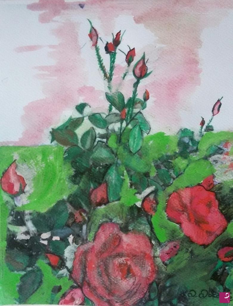 quadri in vendita online - Rose