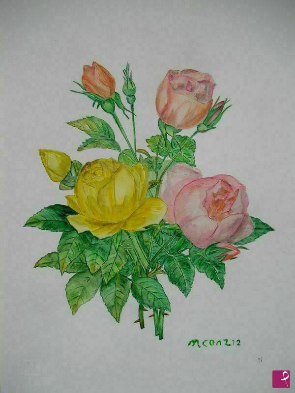quadri in vendita online - Rose
