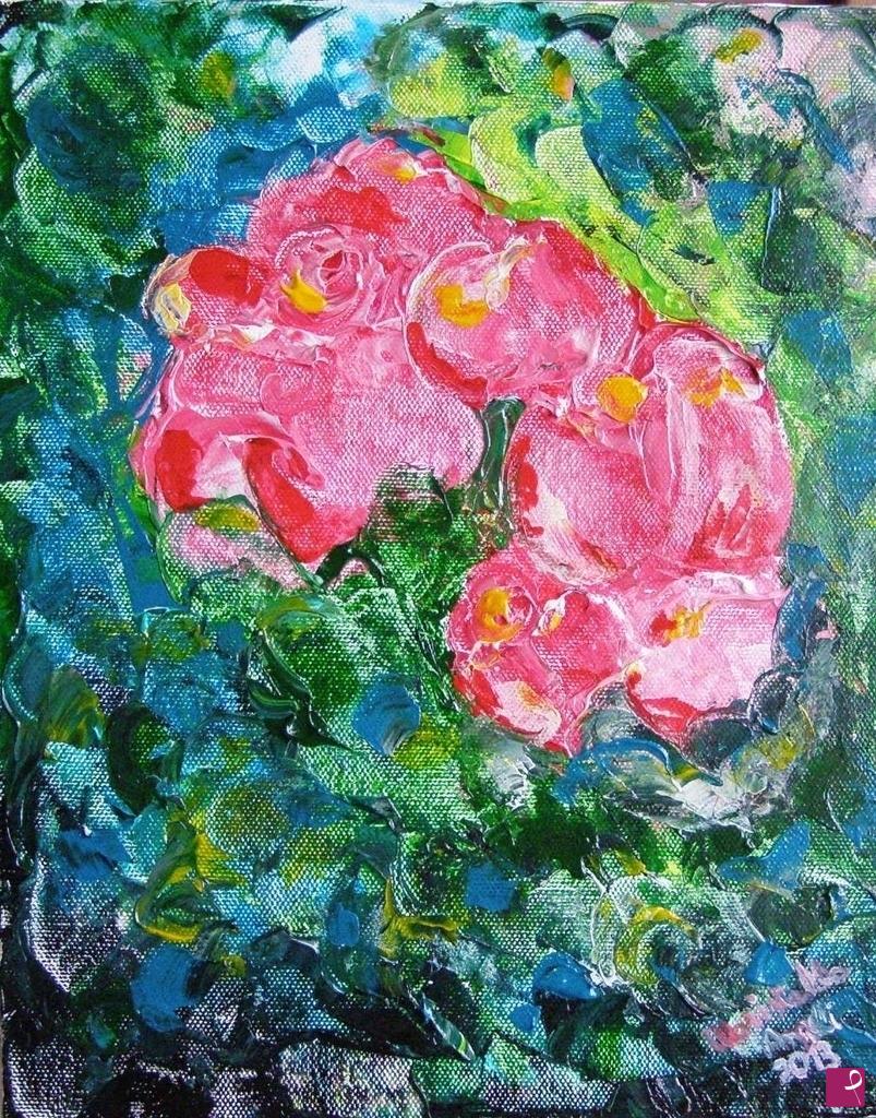 quadri in vendita online - "Rose"